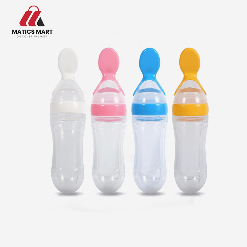 90mL-Silicone-Baby-Toddler-Feeding-Bottle-Spoon-Fresh-Food-Cereal-Squeeze-Feeder-Hot-Training-Feeder-Tableware